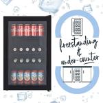 Cookology CBC70BK Black Wine Fridge