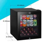 50L Wine & Beverage Mini Fridge with Lock