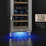 Dual Zone Wine Fridge for Home & Restaurant Use