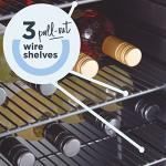 Cookology CBC70BK Black Wine Fridge