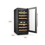 Dual Zone Wine Fridge for Home & Restaurant Use