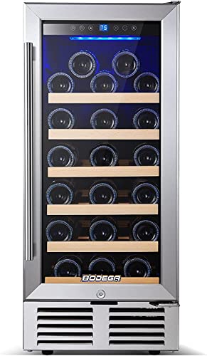 15" Bodega Wine Fridge, 31-Bottle Capacity & Digital Control