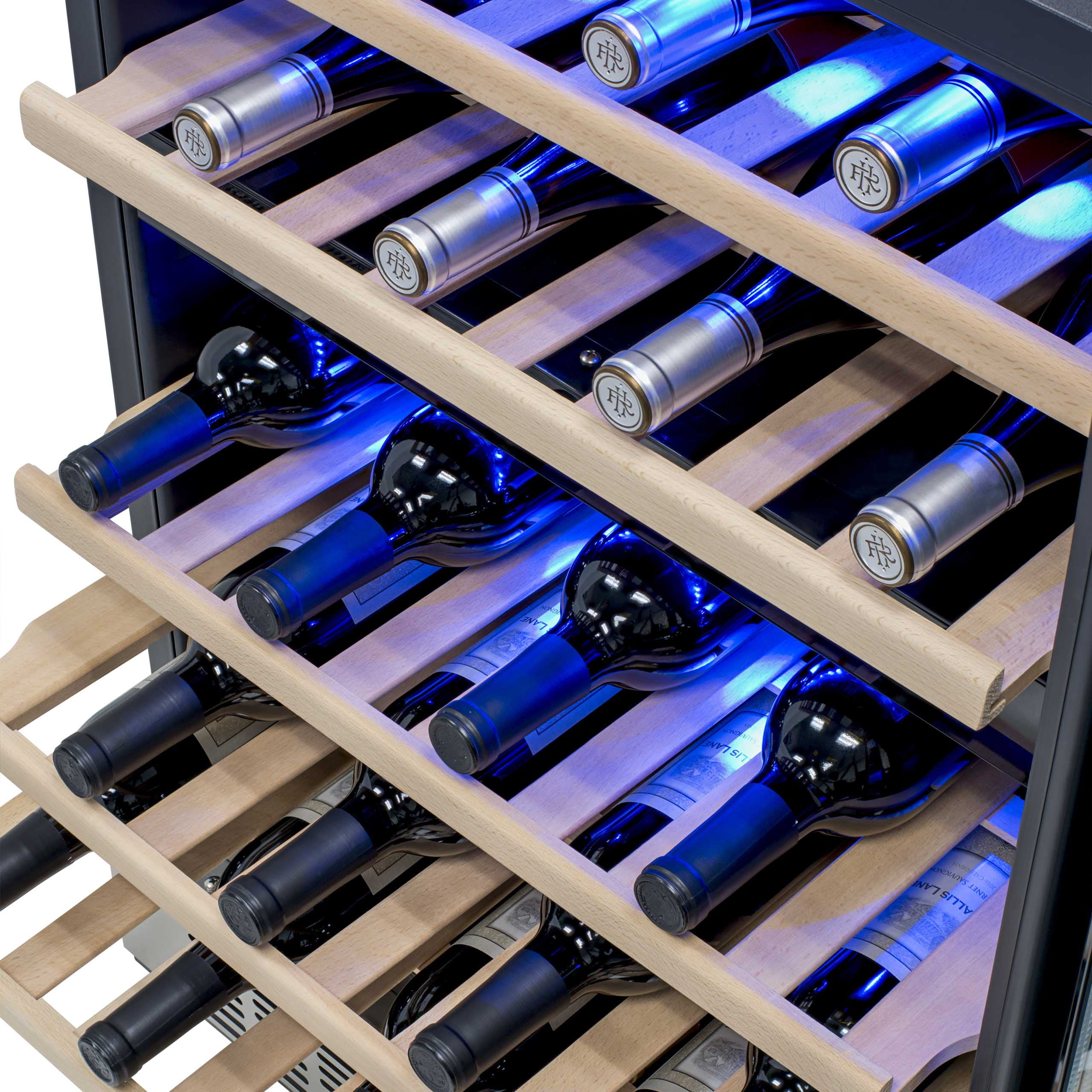 Dual-Zone 46-Bottle Wine Fridge by NewAir