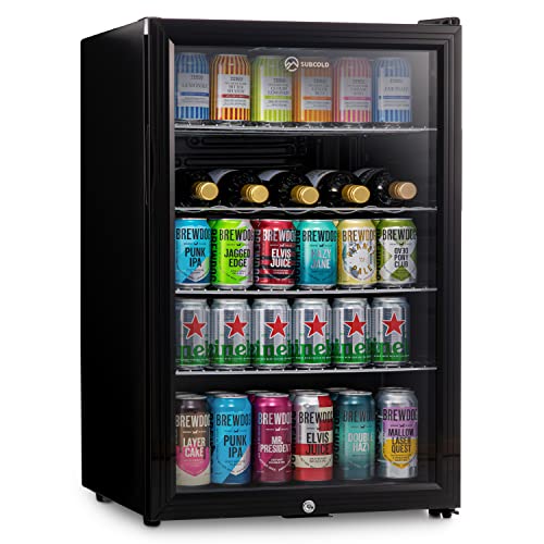 Subcold Super115 LED Drinks Fridge (Black)