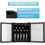 AGLUCKY 1.6cu.ft Wine & Beverage Fridge