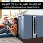 Koolatron 7 Bottle Slim 6 inch Built-In Under-Counter Wine Fridge
