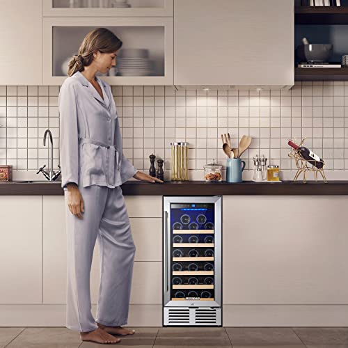 15" Bodega Wine Fridge, 31-Bottle Capacity & Digital Control