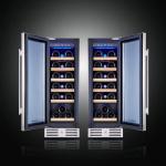 Kalamera 18-Bottle Wine Cooler with Stainless Steel Door