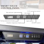Lanbo 52 Bottle Under Counter Compressor Wine Cooler Refrigerator