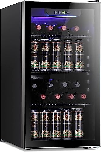 Antarctic Star Wine Cooler with Clear Glass Door