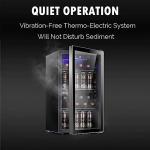 Antarctic Star Wine Cooler with Clear Glass Door