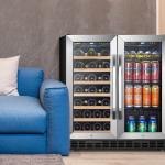 Lanbo Dual Zone Under Counter Wine Cooler