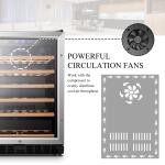Lanbo 52 Bottle Under Counter Compressor Wine Cooler Refrigerator