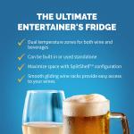 Newair 24" Wine & Beverage Fridge -AWB-400DB