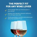 NewAir 6" Built-In 7 Bottle Wine Fridge, Stainless Steel