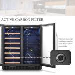 Lanbo Dual Zone Under Counter Wine Cooler