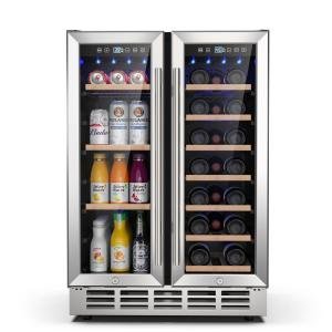 24" Dual Zone Wine Fridge Built-in/Under-Counter