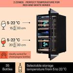 Klarstein Vinsider Dual Zone Wine Cooler