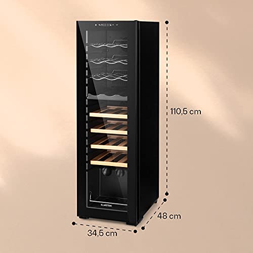 Klarstein Duo+ Wine Cooler - Two-Zone Refrigerator