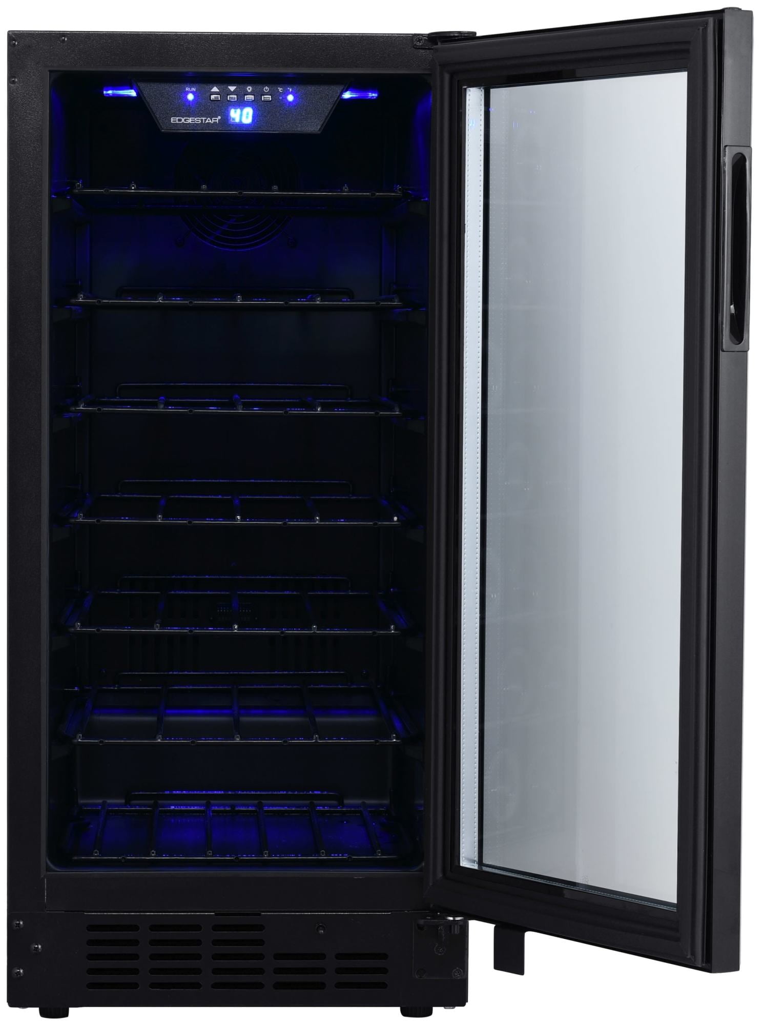 Edgestar 25-Bottle Single Zone Wine Cooler - Black