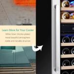 Kalamera 46-Bottle Dual Zone Wine Cooler