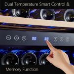 Kalamera 46-Bottle Dual Zone Wine Cooler