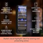 Klarstein Dual Zone Wine Cooler 165 Bottles