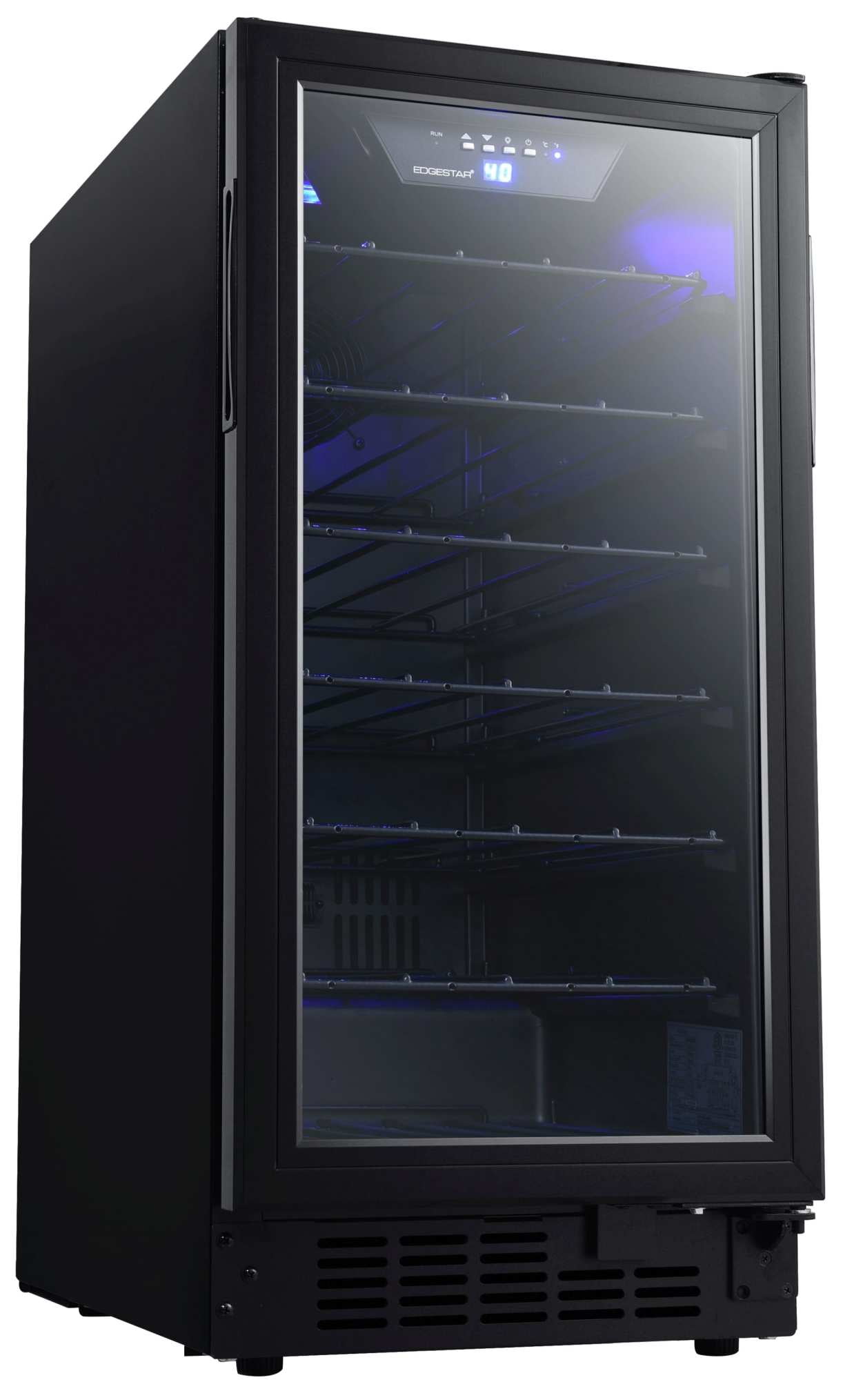 Edgestar 25-Bottle Single Zone Wine Cooler - Black