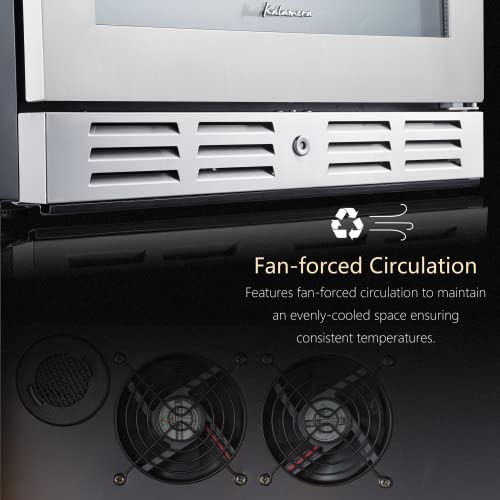 Kalamera 45 Bottle Dual Zone Wine Cooler