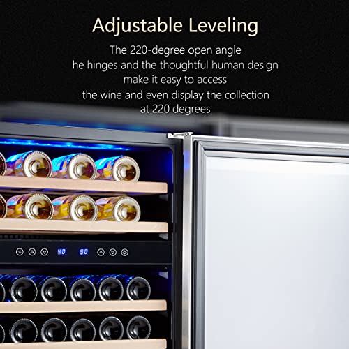 Kalamera 45 Bottle Dual Zone Wine Cooler