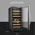 15" Dual Zone Wine Fridge, 28 Bottles