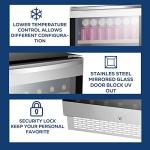 SUENO 24" Dual Zone Wine and Beverage Cooler