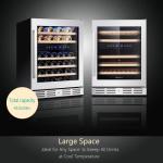 Kalamera 46-Bottle Dual Zone Wine Cooler