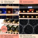 Klarstein Dual Zone Wine Cooler 165 Bottles