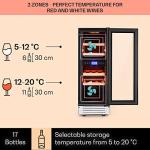 Klarstein Vinovilla Dual Zone Wine Fridge