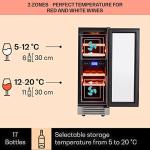 Klarstein Vinovilla Dual Zone Wine Cooler