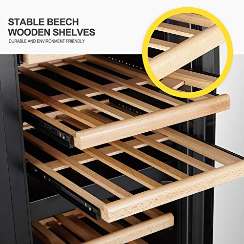 15" Dual Zone Wine Fridge, 28 Bottles