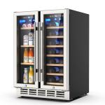 Dual Zone Wine & Beverage Fridge Built-in/Freestanding