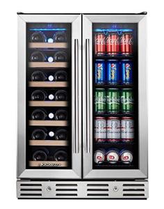 Kalamera Dual Zone Wine and Beverage Fridge