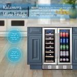 Kalamera Dual Zone Wine and Beverage Fridge