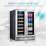 Kalamera Dual Zone Wine and Beverage Fridge