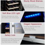 24'' Dual Zone Wine Beverage Cooler Built-in/Freestanding