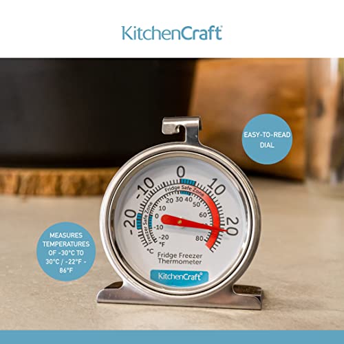 Stainless Steel Wine Fridge Thermometer