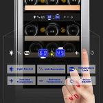 Tylza 30-Bottle Dual Zone Wine Fridge