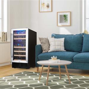 SOTOLA 15" 28-Bottle Wine Cooler with Digital Control