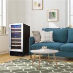 SOTOLA 15" 28-Bottle Wine Cooler with Digital Control