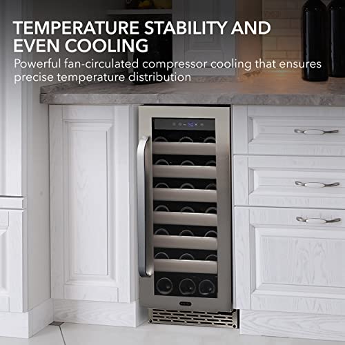 33 Bottle Built-in Wine Fridge by Whynter