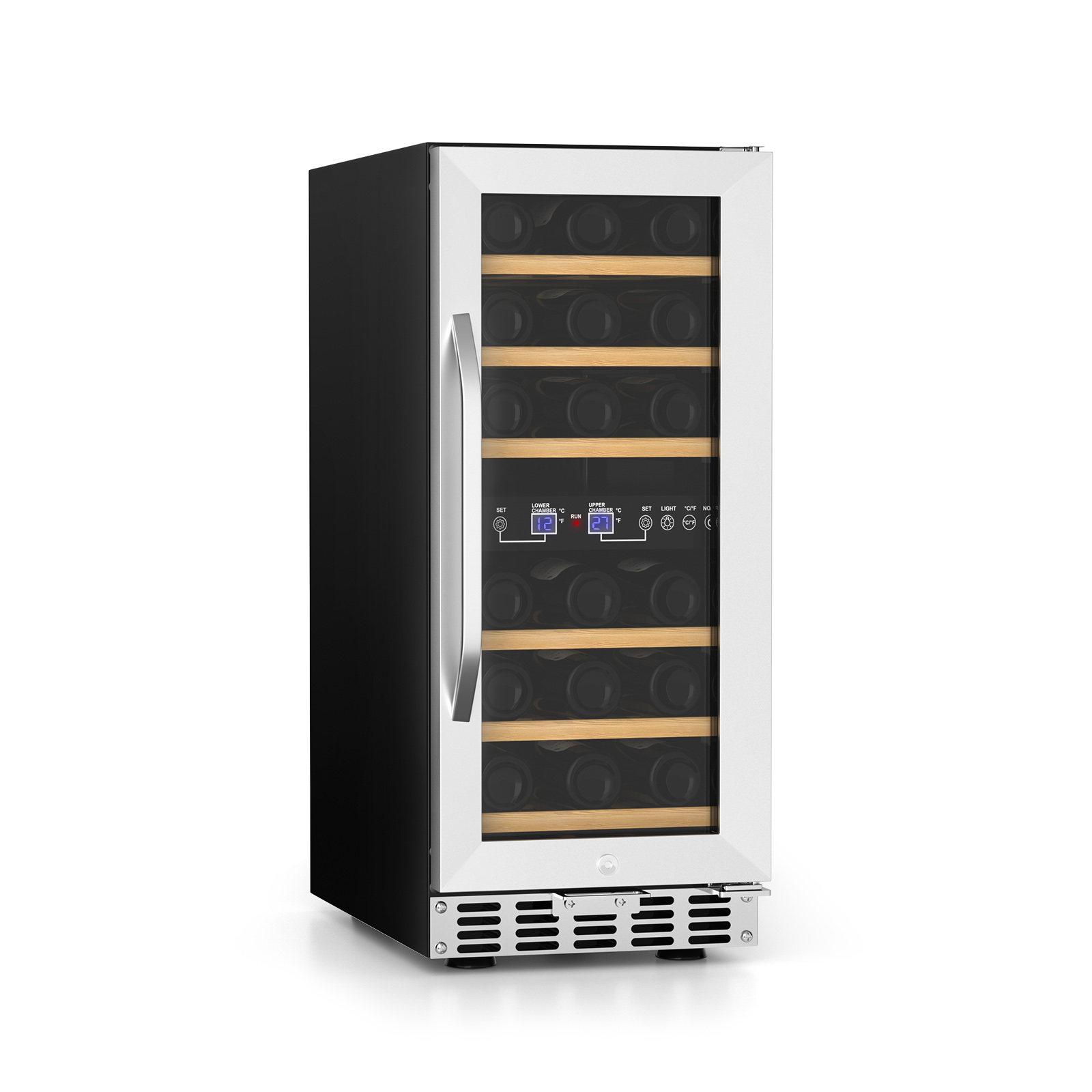 Dual Zone Wine Fridge 33 Bottles Capacity