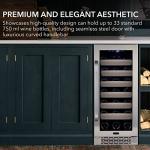 33 Bottle Built-in Wine Fridge by Whynter