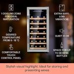 Klarstein Wine Cooler with Glass Door - 38 Bottles